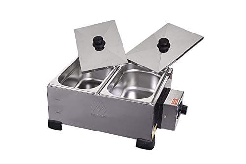 Derretedeira 2 Cubas 2.5 kg, 127V, Marchesoni Profissional, Inox