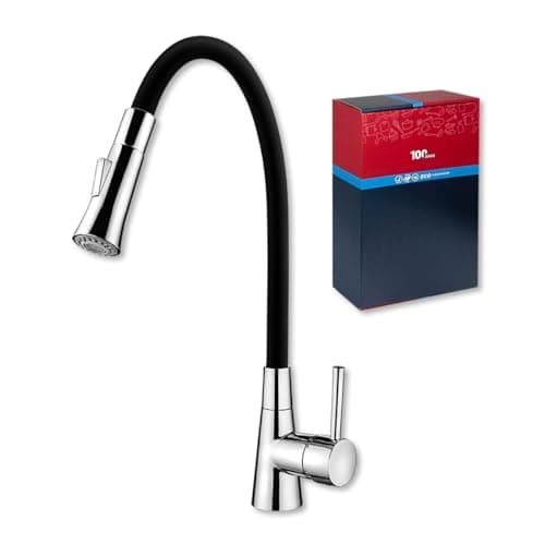 Misturador Lorenzetti LorenFlex 2257 B27 c/Bica Flexível Giro 360° Arejador Embutido Cartucho Cerâmico Monocomando p/Cozinha Gourmet c/Alta Durabilidade Resistência Eficiência