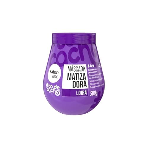 Salon Line, Máscara Matizadora, ToDeCacho, Loiros Liberado, Vegano - Para Cabelos Ondulados, Cacheados, Crespos e Crespíssimos, 500 g
