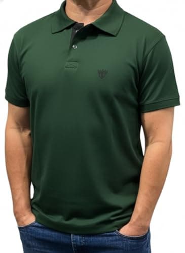 Camisa Gola Polo Masculina Slim Fit Casual Esporte Algodão toqref (BR, Alfa, G, Regular, Verde Musgo)