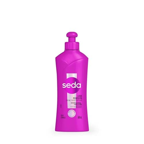 Creme Para Pentear Seda 300Ml Liso Perfeito Unit, SEDA, Branco