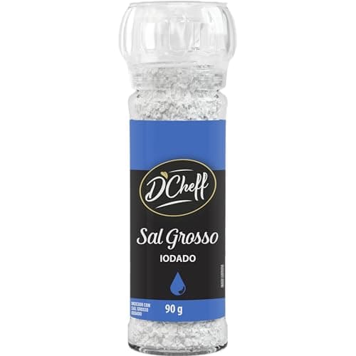 D´Cheff Sal Grosso Com Moedor 90 Gramas