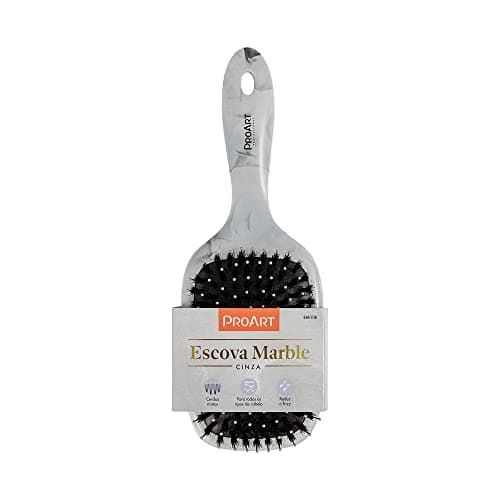 Proart Escova Raquete Mista Marble Cinza - Proart