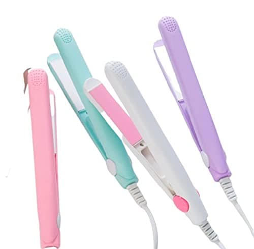 Mini Chapinha Prancha De Cabelo Portátil Para Bolsa Bivolt Cor: Branco