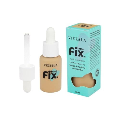Base Líquida Soft Matte Fix Vizzela 03 30ml