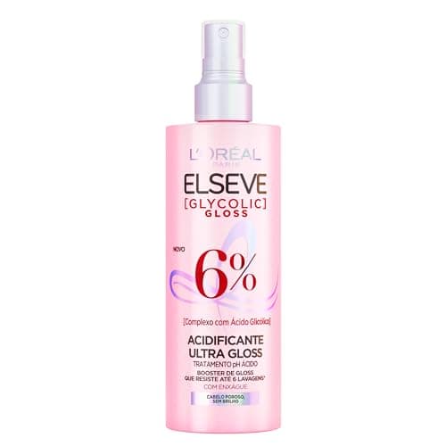 L'Oréal Paris Elseve Acidificante Capilar Glycolic Gloss, Brilho Durador Resiste por até 6 Lavagens, 200ml