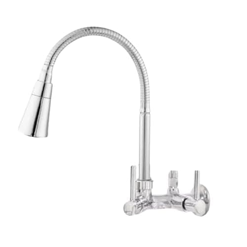 Torneira Parede Cozinha Bica Cone Cromada Saída Filtro e Purificador