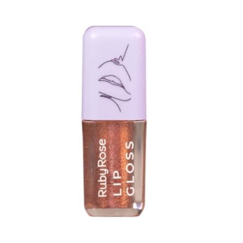 Ruby Rose Lip Gloss Brilhante Bonfire, 4,5g, HB82345N