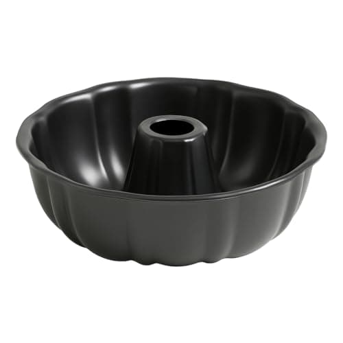 Forma Assadeira Redonda com Furo Central 24cm Antiaderente para Bolo e Pudim Alta Resistência e Fácil de Limpar