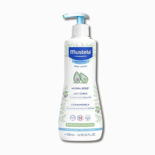 Mustela Hydra Bebê 300ml - Hidratante Infantil Corpo e Rosto - Feito com 97% de Ingredientes de Origem Natural e Hipoalergênico - Seguro Desde o Nascimento