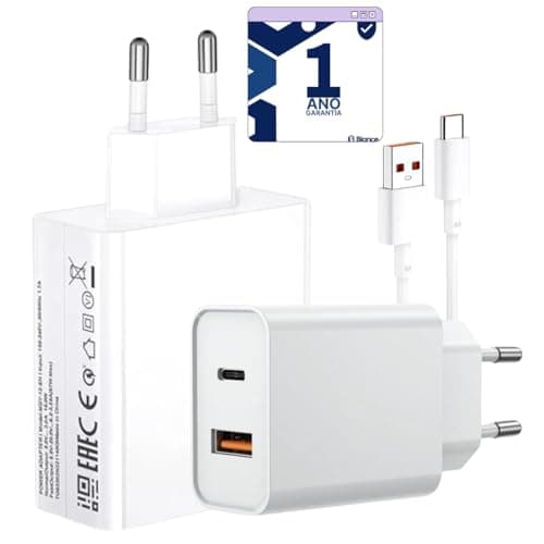 Carregador Turbo 30W 2 USB Compatível Com Xiaomi Redmi Pad SE - Blance