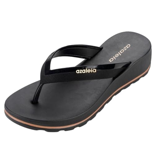 Tamanco Plataforma Azaleia Fabi Light Line - Preto - 39/40