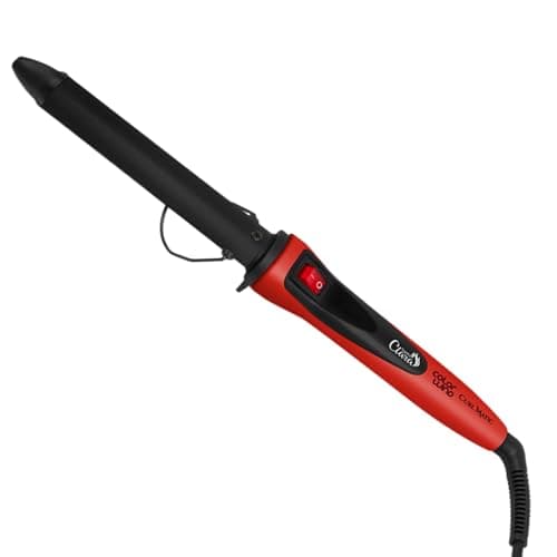 Color Wind, Curl Magic Collor, Modelador profissional sem pinça para cachos, 19mm, 200ºC, Bivolt, Vermelho