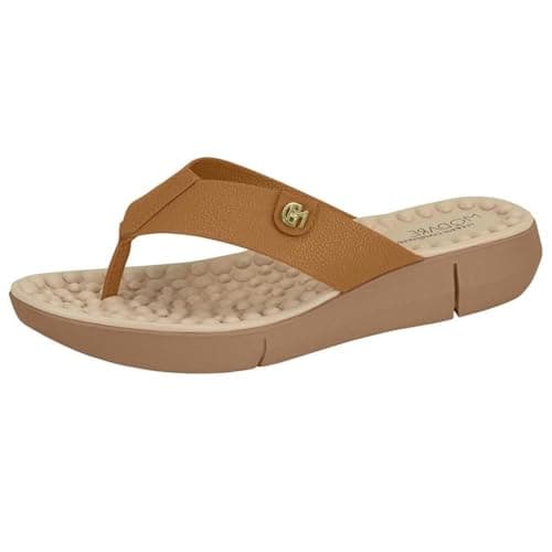 Tamanco Feminino de Dedo Modare– Casual, Ultra Conforto e Estiloso, Camel - 35