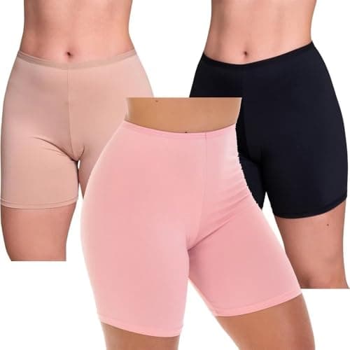 Kit 3 Short Anagua Segunda Pele Fristyle Feminina Adulto (M)