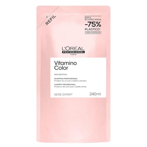 L’Oréal Professionnel | Vitamino Color Shampoo Refil | Com Resveratrol para cabelos coloridos | SERIE EXPERT | 240ml