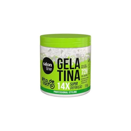 Salon Line, Gelatina Capilar, ToDeCacho, Super Definição, Vegana - Cabelos Ondulados, Cacheados e Crespos, 550 g