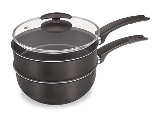 CHOCOLATEIRA 18 CM - 3x1 BLACK C/TPA VIDRO