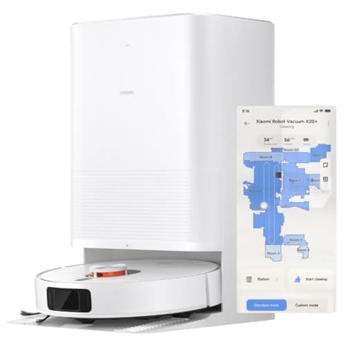 Aspirador Robo X20 Pro Vacuum Xiaomi 110v Mi Robot e limpa-chão com sistema inteligente Branco