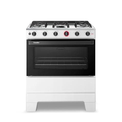 Fogão Esmaltec 5 Bocas Ideal Super Mesa de Aço Inox Branco F5IAB - Bivolt