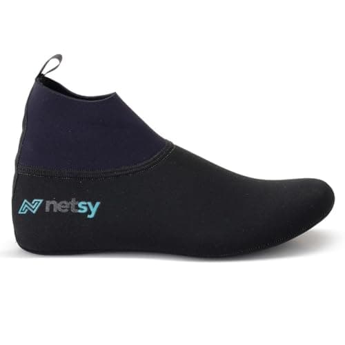 Sapatilha Meia Beach Tennis Netsy Esporte Areia Praia Agua (Preto, BR, Adulto, Numérico, 36)
