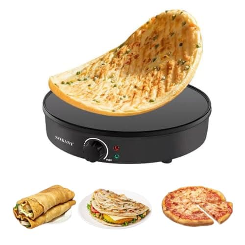 Máquina Elétrica Antiaderente Crepes, Tapioca, Panquecas, Pizzas e Tacos 30cm Voltagem 110V