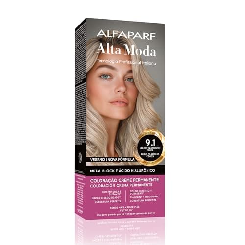 Alta Moda Tinta 9.1 Loiro Claris.Cinza