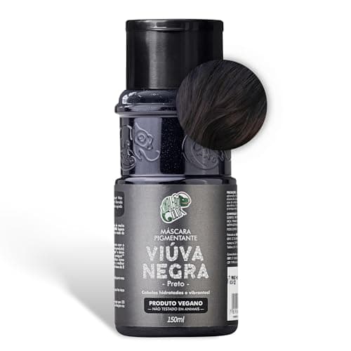 Kamaleão Color – Máscara Pigmentante Semi-Permanente, Viúva Negra - Cores Vibrantes e Hidratação Intensa – Low Poo, Vegano, Cruelty Free – 150ml