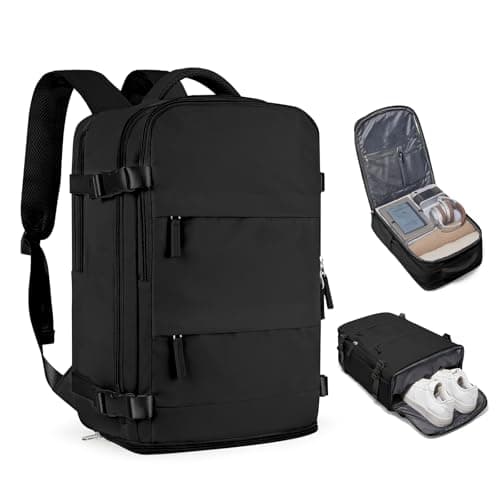 Mochila de viagem coofay casual e versátil, A - Preto, Standard, Mochilas de viagem