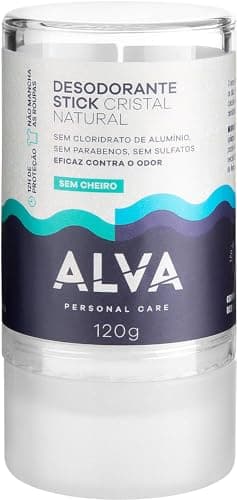 Alva Naturkosmetik Desodorante Stick Kristall Sensitive -120g, Incolor