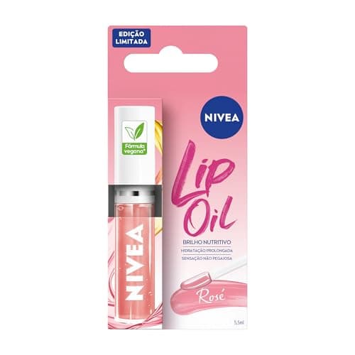 NIVEA Lip Oil Brilho Nutritivo Rosé 5,5ml
