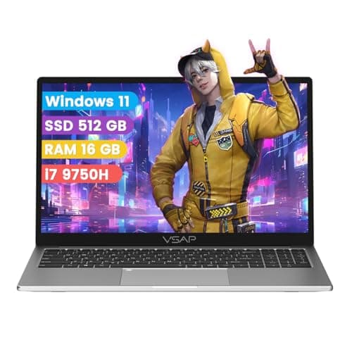 Notebook intel i7 9750H 16GB RAM 512GB SSD Win 11 15.6in