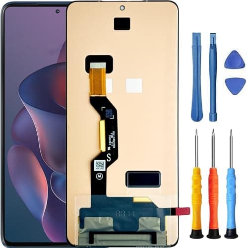 Foufinin Substituição de tela para Motorola G Stylus 5G 2025 para Moto G Stylus 5G 2025 XT2517-1 XT2517 Display LCD Touch Digitalizador Assembléia com ferramentas preta