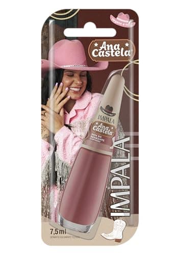 ESMALTE IMPALA ANA CASTELA CREMOSO SOM DO BERRANTE BLISTER
