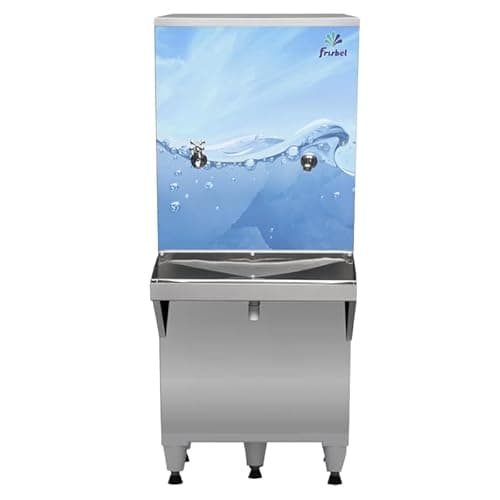 Bebedouro Industrial De Coluna 50L Jato e torneira Frisbel (127v)