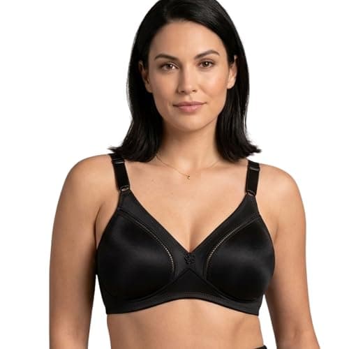 Sutiã DeMillus Sustentação Reforçada, Modelador Busto, Lingerie Alta Sustentação Gallard Control Feminino | Preto | 50