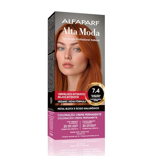 Alta Moda Tinta 7.4 Loiro Medio Acobreado