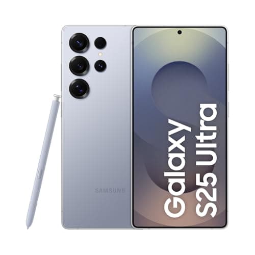 Celular Samsung Galaxy S25 Ultra 5G, 256GB, 12GB RAM, Câmera Quádrupla de 200+50+10+50, Tela Grande de 6.9", Titânio Azul