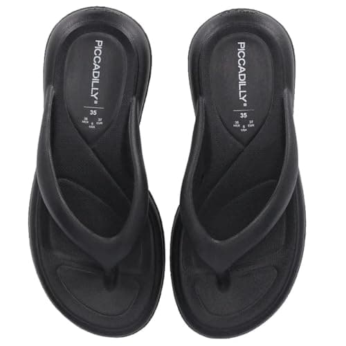 Chinelo Piccadilly Marshmallow Eva Feminino C248001-36 - Preto
