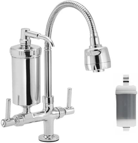 Torneira Cromada Com Filtro Para Cozinha, Torneira de Bancada Com Filtro