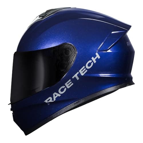 Capacete Race Tech Capacete Hit Azul Brilhante - 56/S