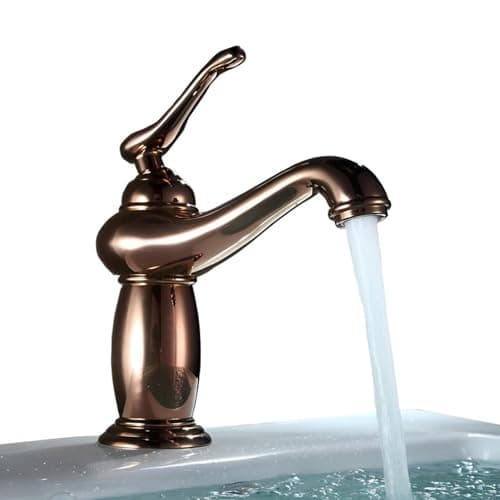 Torneira de Banheiro Retro Antiga Para Pia de Banheiro Luxo Lavabo Lavatório com Bico Aerador Misturador Monocomando