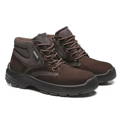 Bota Botina Nobuck Epi Bracol Bae Dubai Cor Preto Bico Pvc (Moderno, MARROM, BR, Adulto, Numérico, 35)