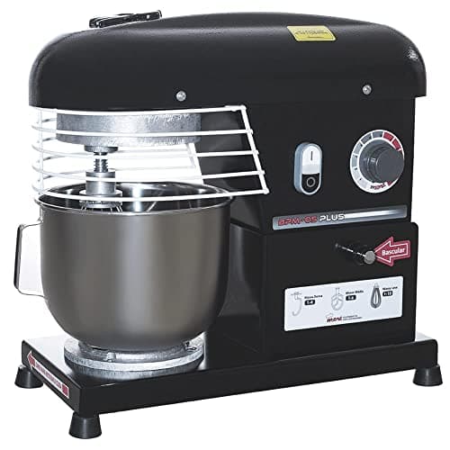 Batedeira Planetária Maná 5 Litros Semi Industrial Bivolt Bpm-05p Preta