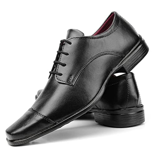 Sapato social modelo de amarrar masculino preto (preto, br_footwear_size_system, adult, numeric, numeric_41)