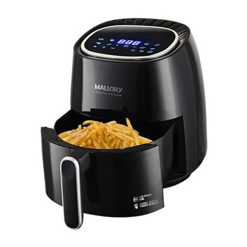 Fritadeira Mallory Air Fryer Digital Premium 5,5Litros - Painel 100% Digital - 1500W de Potência - 220V