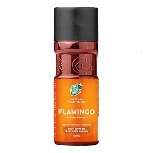 Kamaleão Color, Máscara Tonalizante Flamingo Kamaleão Color Laranja Intenso 100ml - Kamaleao