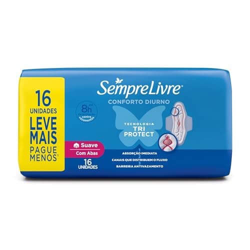 Sempre Livre Absorvente Externo Plus Suave 16un