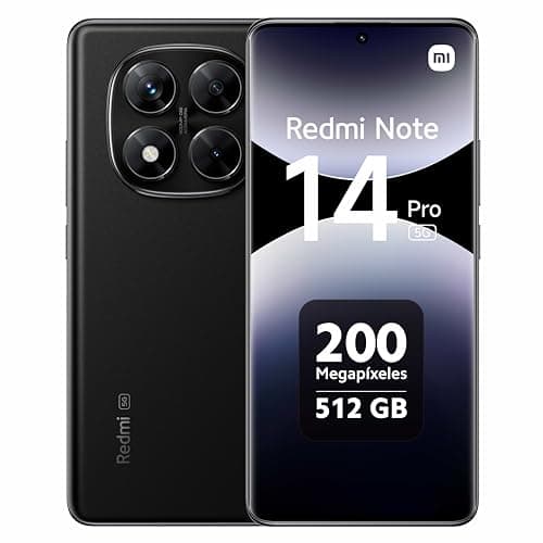 Smartphone Xiaomi Redmi Note 14 Pro 5G Midnight Black (Preto) 12GB RAM 512GB ROM NFC [ 24090RA29G ]