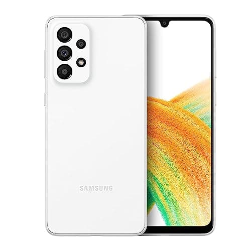 Samsung Galaxy A33 128GB 5G Wi-Fi Tela 6.4'' Dual Chip 6GB RAM Câmera Quádrupla + Selfie 13MP Bateria de 5000mAh - Branco